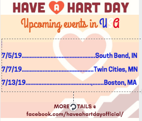 Have a Hart Day July 2019 dates